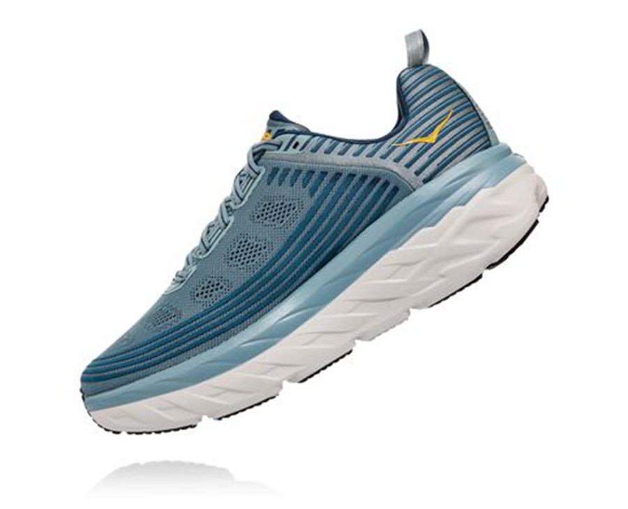 Tenis Hoka One One Masculino Azuis - Bondi 6 - 524-JNILQO